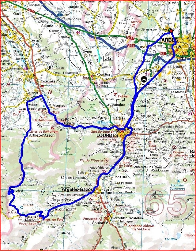 Parcours velos cols hautes Pyrenees Col du Soulor