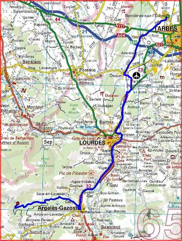 Parcours velos cols hautes Pyrenees Col de Spandelles