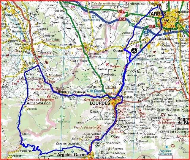 Parcours velos cols hautes Pyrenees Col de Spandelles